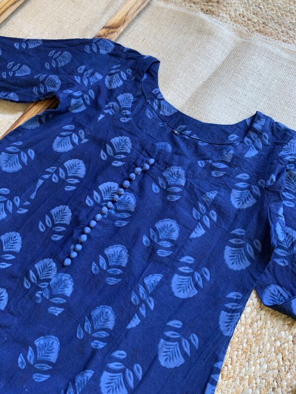 Dabu Printed Kurta - Petal - Image 3