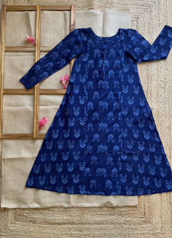 Dabu Printed Kurta - Petal - Image 2