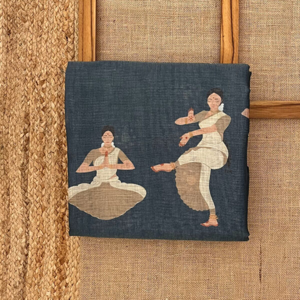 Natyam Indigo saree