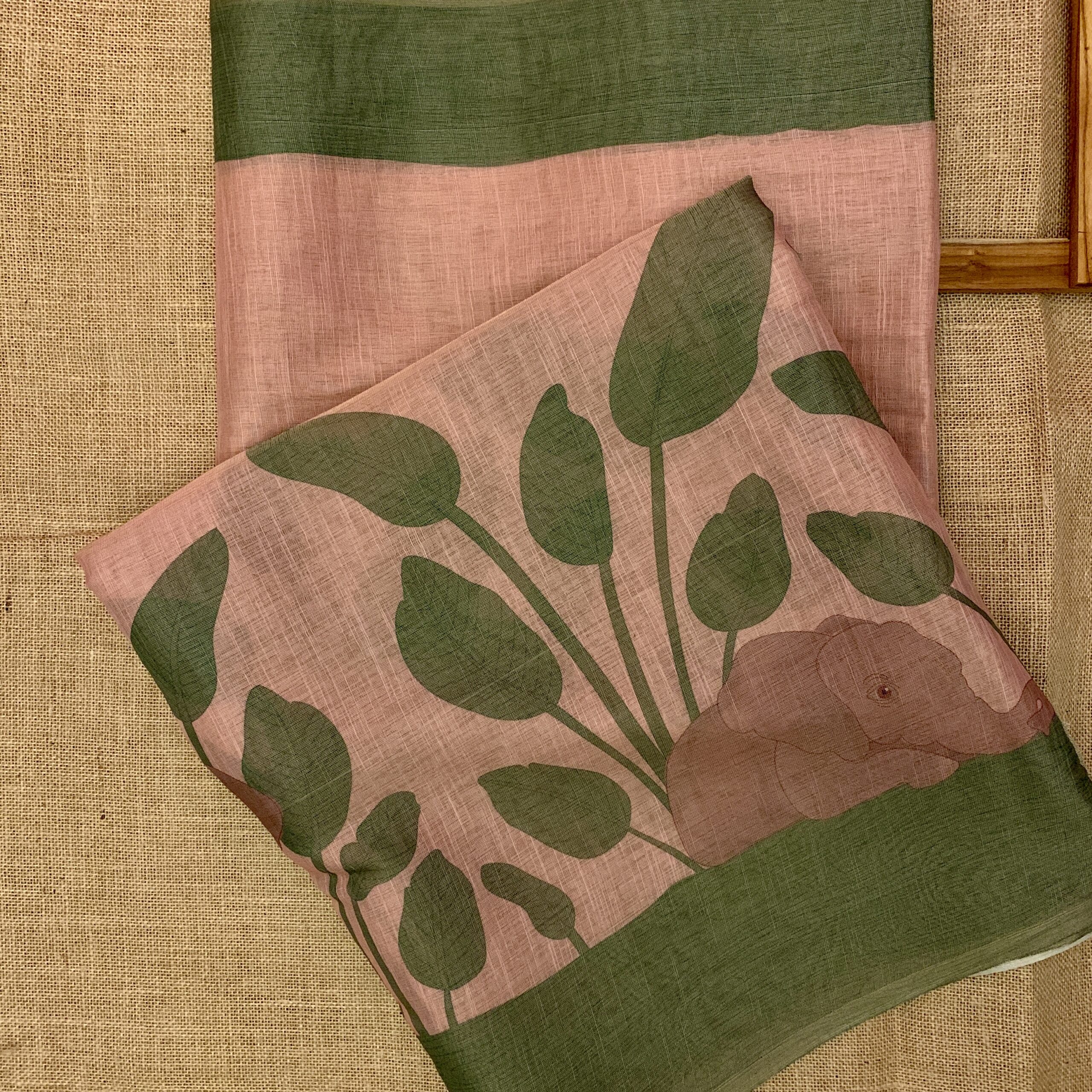 Nature Inspired Elephant Saree - Image 2