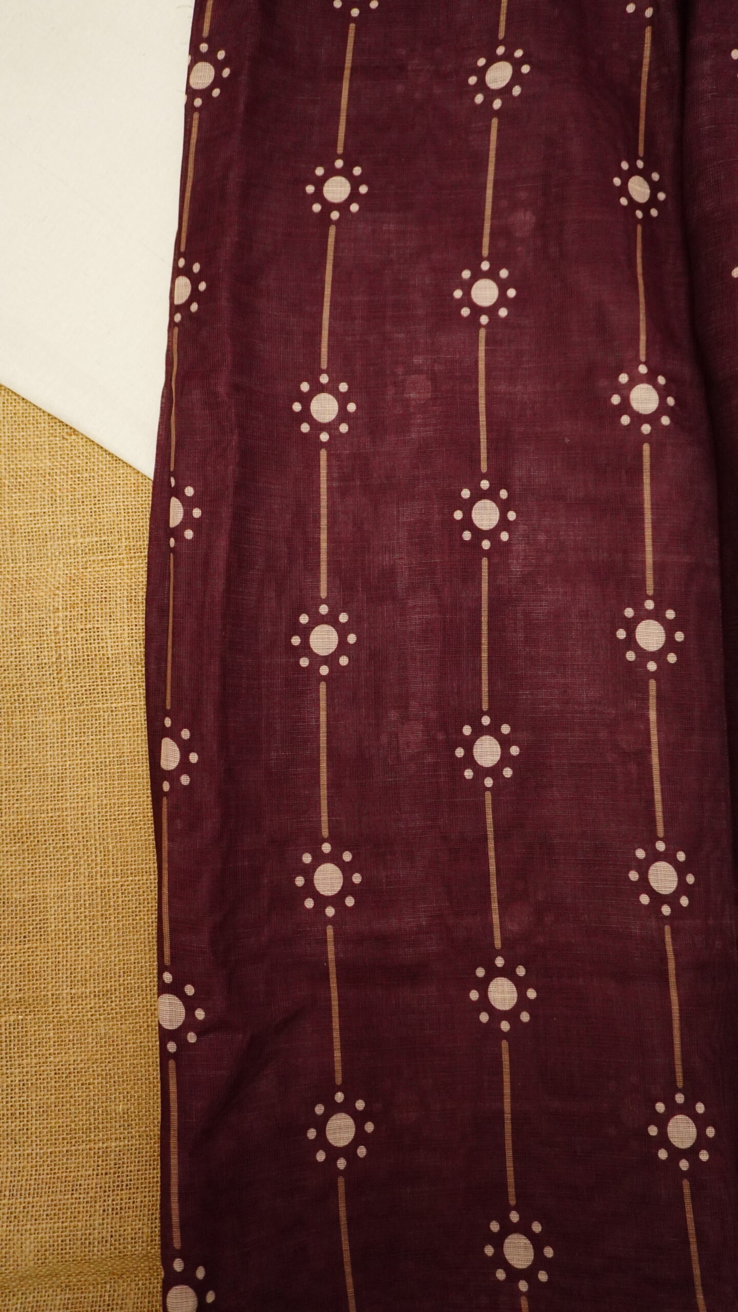 Bharatanatyam saree - Maroon - Image 3